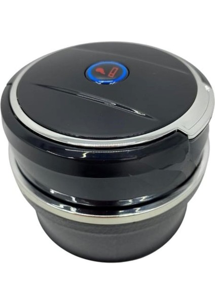 Porselen / Seramik Yanmaz Koku Geçirmez Işıklı Lüx Oto Küllük Dumansız Kapaklı Spor Araç Içi