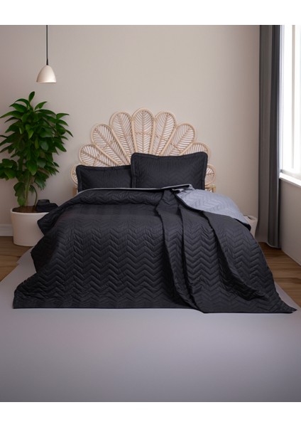 Pamuk Tek Kişilik Yatak Örtüsü Seti Prestige V7 Antrassit fiyatları