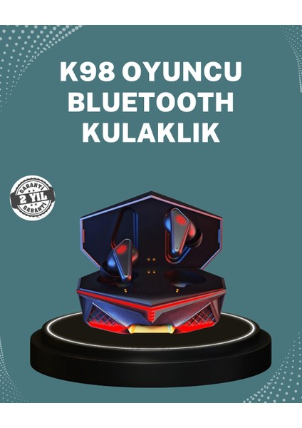 Bluetooth 5.0 Kablosuz Gaming Kulaklık Ergonomik Tasarım
