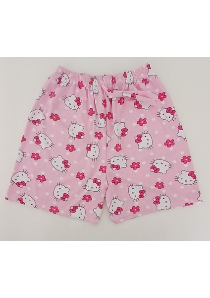 Hello Kitty Desenli Yazlık Şort- BK1010007