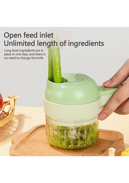 Ybltd 4 In 1 El Elektrikli Sebze Kesici Seti Gatling Sebze Kesici (Yurt Dışından) indirimleri