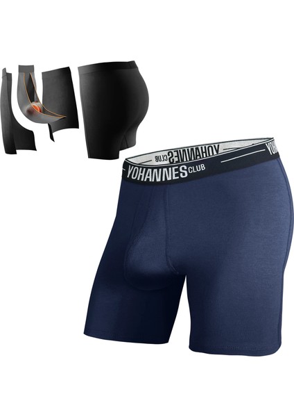 Erkek Özel Seperatörlü Pamuklu Boxer, uzun süreli konfor