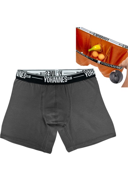Erkek Özel Anatomik Pamuklu Boxer, spor aktiviteleri için