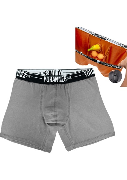 Erkek Özel Anatomik Pamuklu Boxer, hareket özgürlüğü sunan