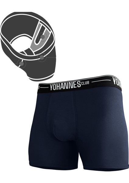 Erkek Özel Bölmeli Pamuklu Boxer, terletmeyen konfor