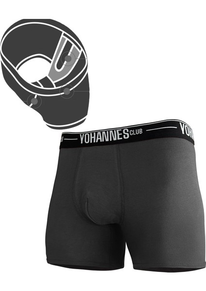 Erkek Özel Bölmeli Pamuklu Boxer, cinsel sağlık odaklı