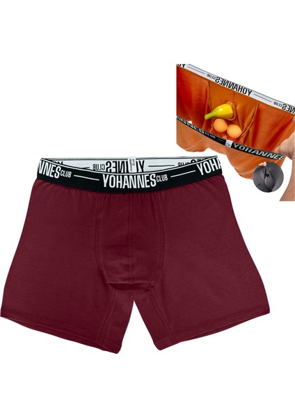 Erkek Özel Anatomik Pamuklu Boxer, baskı azaltıcı