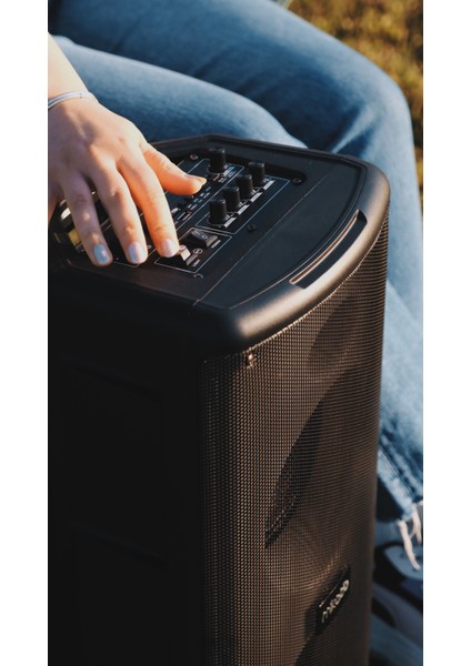 MD-833KP 7.4V3000MAH 30W Bluetooth/usb/tf/fm/led Işıklı Kablolusuz Mikrofonlu Toplantı Anfisi