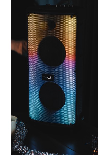 MD-833KP 7.4V3000MAH 30W Bluetooth/usb/tf/fm/led Işıklı Kablolusuz Mikrofonlu Toplantı Anfisi