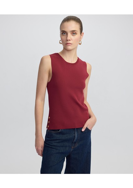 Düğme Aksesuarlı Triko IW6250050366049