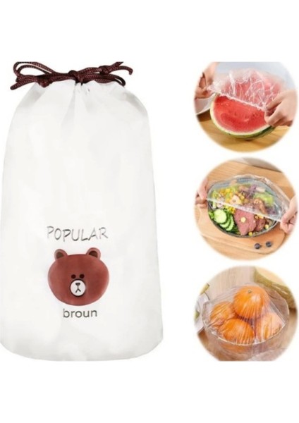 200 Adet Tazelik Koruyucu Tabak Tencere Gıda Bonesi Çok Amaçlı Pratik Kapak Tencere Bonesi fiyatları