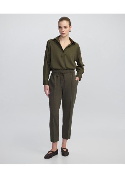 Belden Bağlamalı Carrot Fit Pantolon IW6250003062022