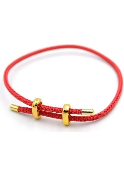 Hasır Bileklik - Nar Çiçeği