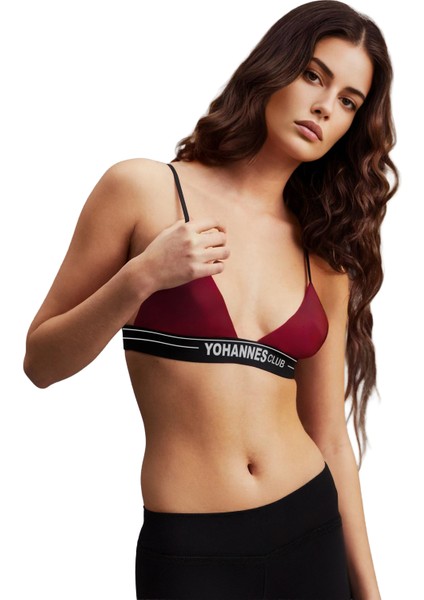 Kadın Pamuklu Üçgen Sütyen, genç ve dinamik