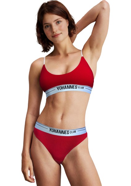 Kadın Pamuklu İç Çamaşırı Takımı, hareket özgürlüğü, ribana dokulu