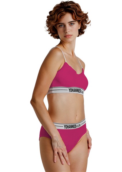 Kadın Pamuklu İç Çamaşırı Takımı, hafif yapılı, boyshort tarz modelleri