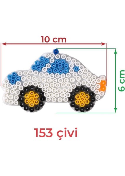 Midi Boncuk Tablası - Küçük Araba modelleri