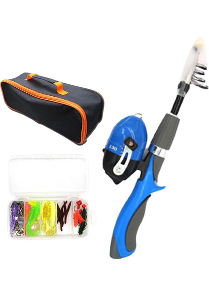 Teleskopik ve Kombinasyonu Çocuk Kamışı Mavi (Yurt Dışından) fiyatları