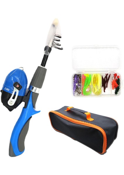 Teleskopik ve Kombinasyonu Çocuk Kamışı Mavi (Yurt Dışından) modelleri