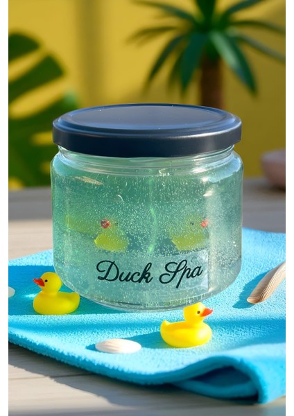 Ördek Spa Detaylı Jel Kavanoz Mum / Duck Spa / Lavanta Kokulu modelleri