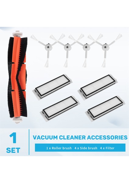 Xiaomi Mi Robot Vakum Süpürge 1/1s SDJQR01RR SDJQR02RR SDJQR03RR Roborock E3, S4, S4 Max, S5 Ana Yan Fırça Filtresi (Yurt Dışından) fırsatları