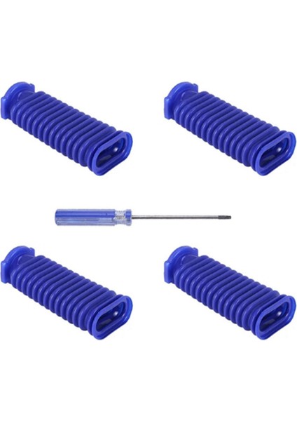 Drum Emme Dyson V7 V7 V8 V11 V11 Vakum Süpürge Yedek Parçası Tornavida ile Mavi Hortum Bağlantı Parçaları (Yurt Dışından)