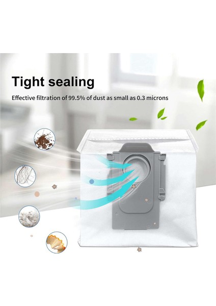 Roborock S8 Pro Ultra Robot Vakum Ikili Ana Fırça Yan Fırçası Hepa Filtre Mop Kumaşları Için Uyumlu Aksesuar Kiti (Yurt Dışından) modelleri