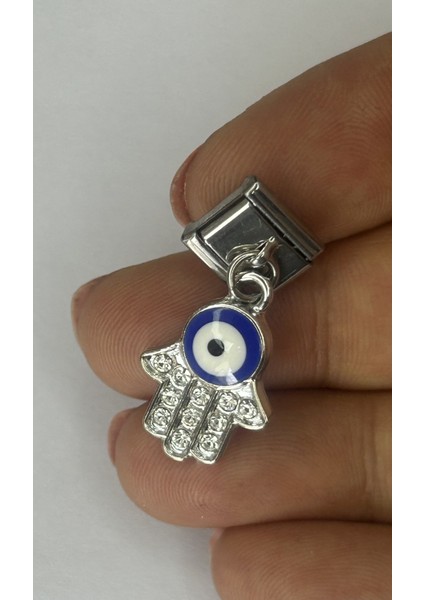 Badelis Çelik Silver Renk Fatma Ana Figürlü Charm