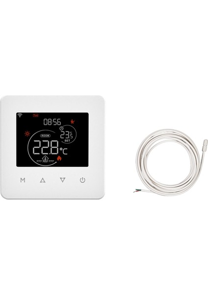 Tuya Wifi Termostat Oda Sıcaklık Kontrol Cihazı Elektrikli Zemin Isıtma Termostatı LED Dokunmatik Sıcaklık Kontrol Anahtarı (Yurt Dışından) fiyatları