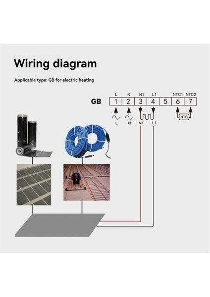 Tuya Wifi Termostat Oda Sıcaklık Kontrol Cihazı Elektrikli Zemin Isıtma Termostatı LED Dokunmatik Sıcaklık Kontrol Anahtarı (Yurt Dışından) modelleri