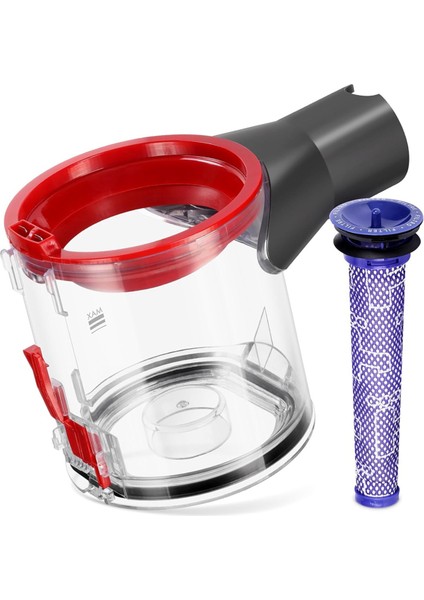 Dyson V7 V8 SV10 SV11 Yedek Parça Toplama Kabı Için Toz Kabı, Parça No. 967699-01 (Yurt Dışından)