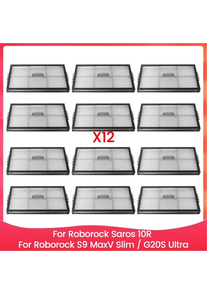 Roborock Saros 10R/ROBOROCK S9 Maxv SLIM/G20S Ultra Yedek Parçaları Için Hepa Filtre Yıkanabilir Hepa Filtre Yedek Parçaları (Yurt Dışından)