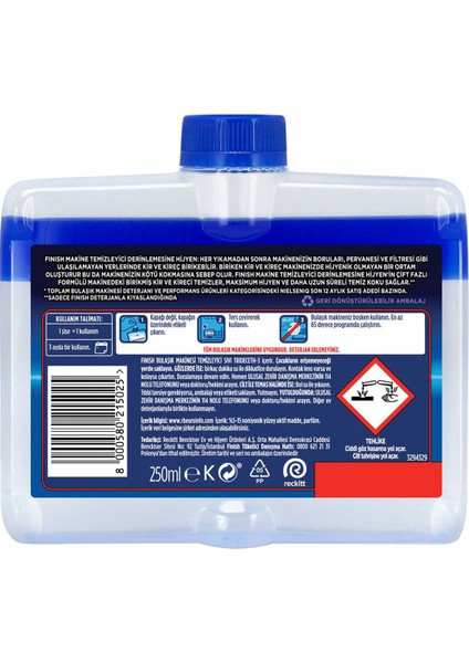 Bulaşık Makinesi Parlatıcı 800 ml Limon + Bulaşık Makinesi Temizleyici Sıvı 2 x 250 ml