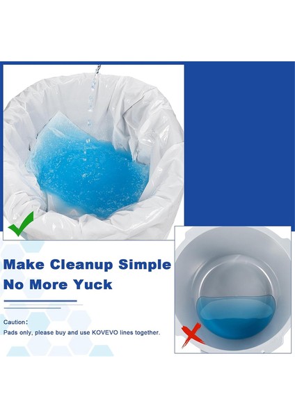 100 Adet Komodin Emici Pedleri Yatak Başı Tuvalet Sandalyesi Kovası, Komodin Astarları Pedleri, Tek Kullanımlık Yatak Başı Komodin Pedleri (Yurt Dışından) indirimleri