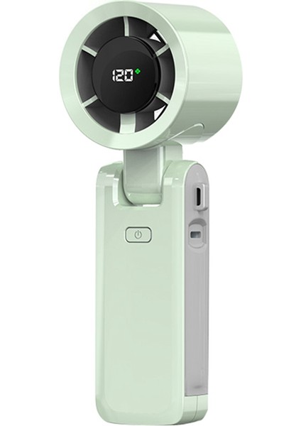 Katlanabilir El Tipi Vantilatör 120 Hızlı Rüzgar Kişisel Vantilatörler Mini Turbo Vantilatörler USB Şarj Edilebilir Kişisel Vantilatör Açık Hava Seyahatleri Için B (Yurt Dışından)