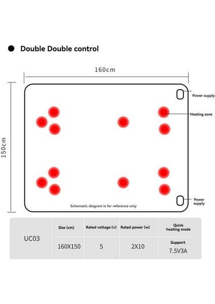 Elektrikli Isıtma Battaniyesi USB Isıtıcı Battaniye Peluş Kış Isınma Ayarlanabilir Sıcaklık Zamanlama Isıtma Pedi 80X160CM (Yurt Dışından) indirimleri
