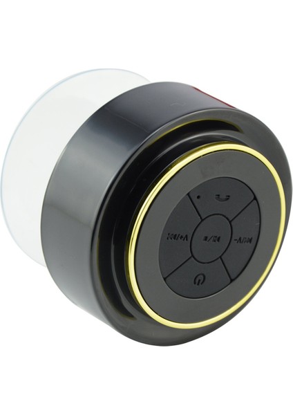 Bluetooth Duş Hoparlörü Taşınabilir Su Geçirmez Hoparlör Vakumlu Kablosuz Açık Hava Hoparlörü Havuz Kamp Yürüyüş (Yurt Dışından)