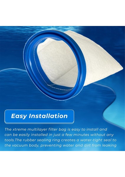 Kum ve Silt Filtre Torbası Havuz El Tipi Havuz Vakumunu Değiştirir P30X022SS / PBW022SS/P30X022XF/PBW022XF Havuz Filtresi 6 Adet (Yurt Dışından) modelleri