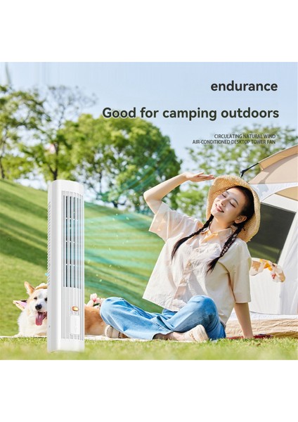 Kule Fan USB Şarjlı Taşınabilir Klima Elektrikli Ayaklı Fan Kablosuz Masa Fanı A (Yurt Dışından) fiyatları