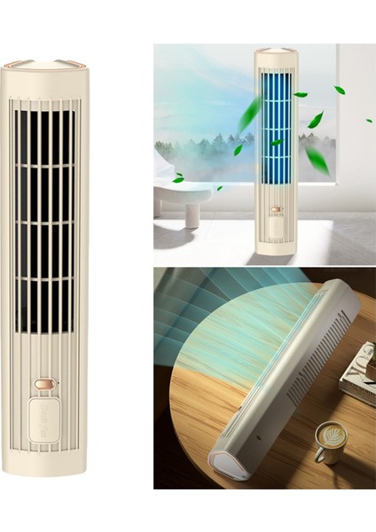 Kule Fan USB Şarjlı Taşınabilir Klima Elektrikli Ayaklı Fan Kablosuz Masa Fanı A (Yurt Dışından) fırsatları