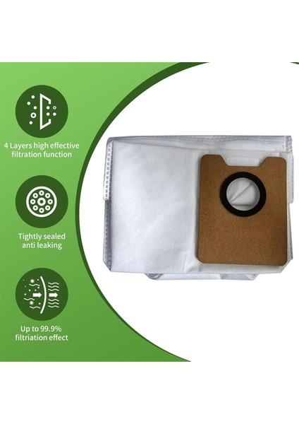 Ecovacs Y1 Pro/y1 Pro Plus Elektrikli Süpürge Parçaları Yedek Parçalar Için Toz Torbaları Dokumasız Toz Torbası Çöp Torbası 12 Adet (Yurt Dışından) fırsatları
