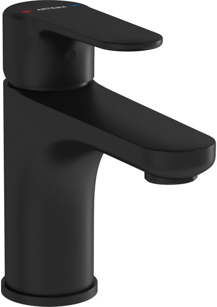 Root Round A4270536 Round Lavabo Bataryası, Mat Siyah