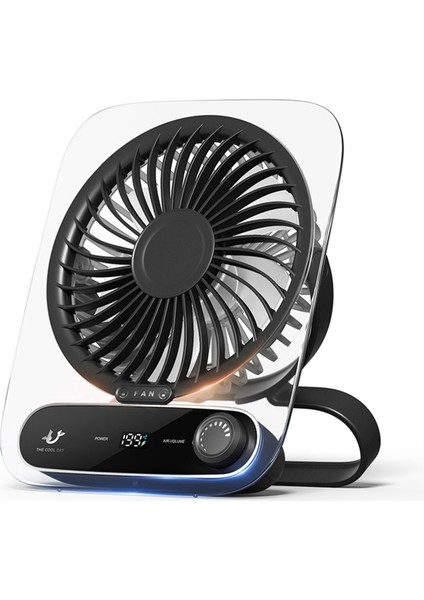 Mini Fan USB Masa Fanı - Ultra Sessiz, Şarj Edilebilir, 180° Katlanabilir Kişisel Fan Seyahat, Ofis, Yatak Odası Için (Yurt Dışından)