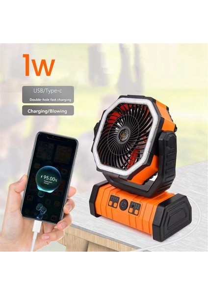 10000MAH Pil Fanı Şarj Edilebilir Kancalı ve Parlak LED Işıklı Uzaktan Kumanda Zamanlayıcı Otomatik Salınımlı Kablosuz Fan A (Yurt Dışından) indirimleri