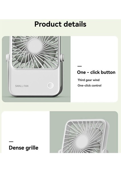 Ince Masaüstü Fan Masaüstü Katlanır Fan Küçük Elektrikli Fan Asma ve Ayaklı Çift Amaçlı Ofis Mini Fan Lacivert (Yurt Dışından) indirimleri