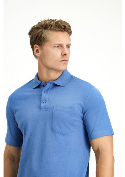 Regular Fit Pamuklu Nakışlı Polo Yaka Tişört modelleri