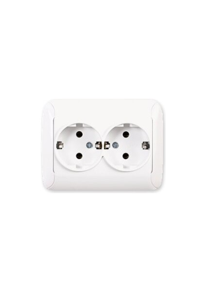 Günsan Priz Toraklı İkili -