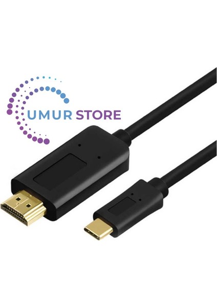 Type-C To HDMI 4K Kablo 3 Metre - Hdcp Özelliği - 10 Gbps Görüntü Aktarım Kablosu fiyatları