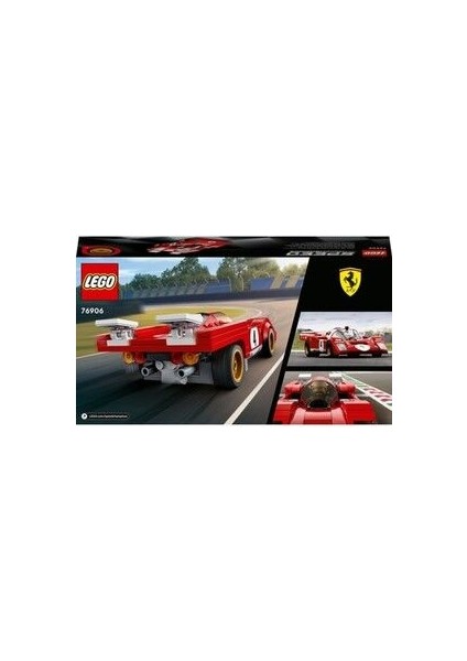 Speed Champions 512M Ferrari 76906 - 10 Parça Koleksiyonluk Araba Modeli