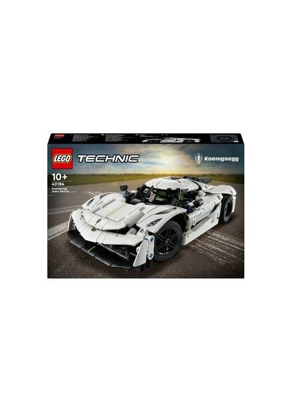 Technic Koenigsegg Jesko Absolut Beyaz Hiper Araba Modeli - 801 Parça Özel Koleksiyon Seti